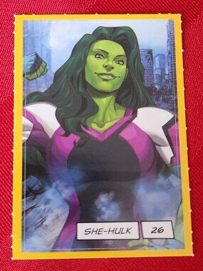 Loblaws Marvel Stickers - 26 She-Hulk - MAKE A BUNDLE!!